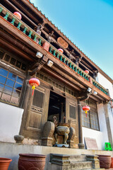 Temple scene of Tianhou Temple in Penghu, Taiwan