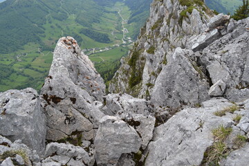 montagne vue qui donne le vertige