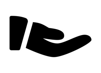 Hand  vector  icon for apps and website