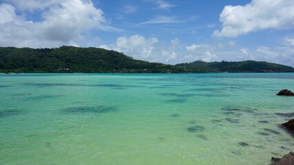 the Anse La Mouche on Mahe Island, Seychelles, October