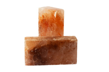 Red pink broun orange himalayan salt blocks