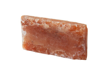 Red pink broun orange himalayan salt block