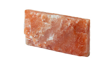 Red pink broun orange himalayan salt block