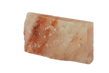 Red pink broun orange himalayan salt block