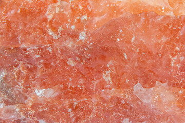 Red pink color himalayan salt texture - obrazy, fototapety, plakaty