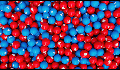 Social media likes and hearts icons background 