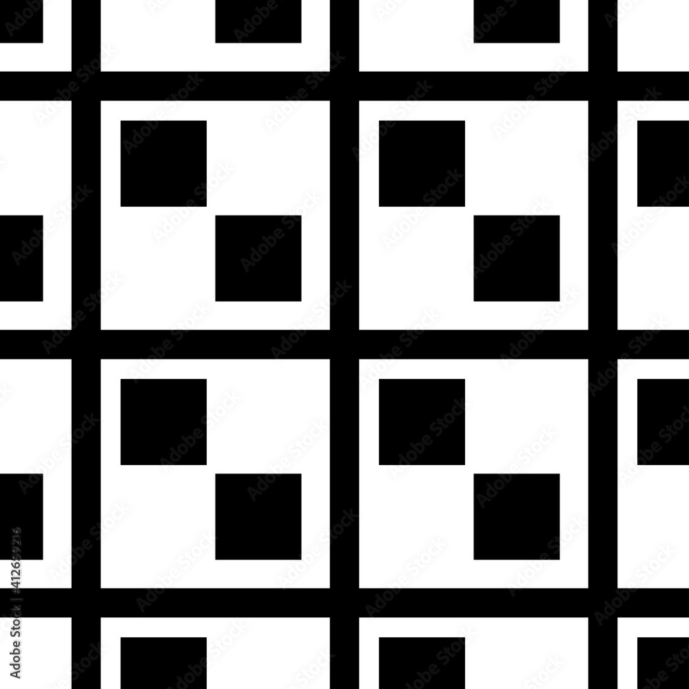 Fototapete tile pattern. vector squares tile pattern.