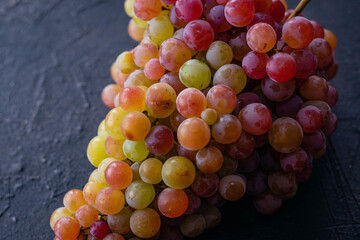 red and yellow grapes