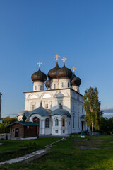 Fototapeta na wymiar Cathedral of the Assumption of the Most Holy Theotokos in the Vyatka Assumption Trifonov Monastery. Kirov