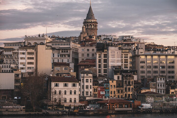 Fototapeta na wymiar Galata Tower in Istanbul