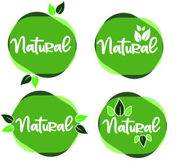 set of eco labels