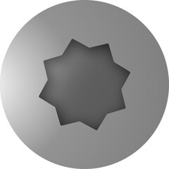 Double Square Screw Head - 8-Point Scrulox - Double-4-Kant