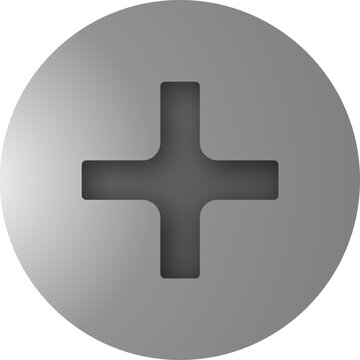 Phillips Screw Head - Phillips-Recess