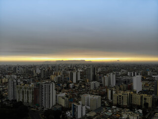 Fototapeta premium Sky view from Jesus Maria in Lima Peru, photo taken by drone