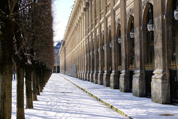 Some pictures of Paris under the snow the 11th February 2021.