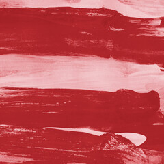 Pink ink and watercolor texture on white paper background. Gradient paint strokes and decalcomania effect. Hand-painted gouache abstract image. Mess on the canvas.