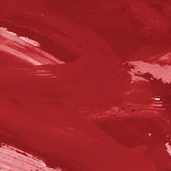 Pink ink and watercolor texture on white paper background. Gradient paint strokes and decalcomania effect. Hand-painted gouache abstract image. Mess on the canvas.