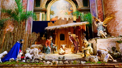 Nativity Scene in St Peter's Square, which was given this year by the Region 