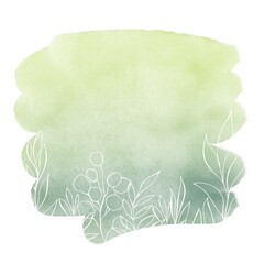 Watercolor background aquarelle hand drawn illustration