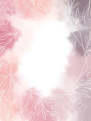 Watercolor background aquarelle hand drawn illustration