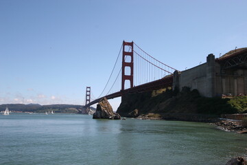 San Francisco Bridge Marin Side