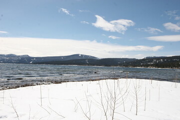 Winter views of Lake Tahoe