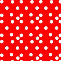 red polka dots pattern