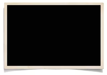 Fotobehang Retro Vintage photo frame mockup shadow  © LiliGraphie