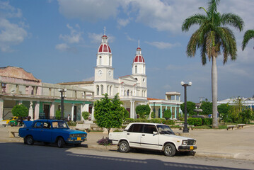Le parc Cespedes de Manzanillo, Granma, Cuba