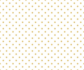 Gold polka dots pattern, colorful holiday background - vector abstract background