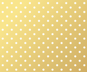 Gold polka dots pattern, colorful holiday background - vector abstract background