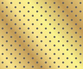 Gold polka dots pattern, colorful holiday background - vector abstract background