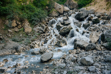 river in the mountains