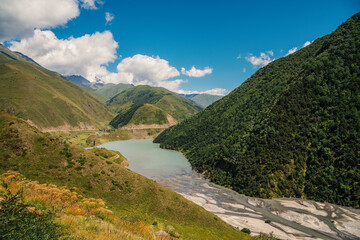 river in the mountains