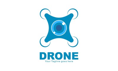 Drone vector logo design