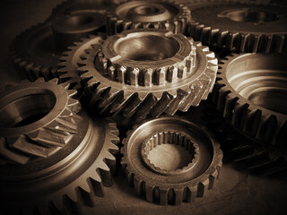 Steel cog gears