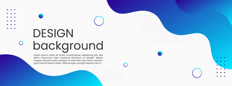 Modern template banner with gradient color.  Abstract background for social media, web sites. 