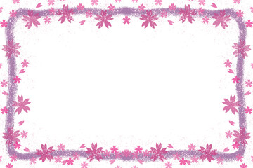 Obraz premium 春 桜 メッセージカード