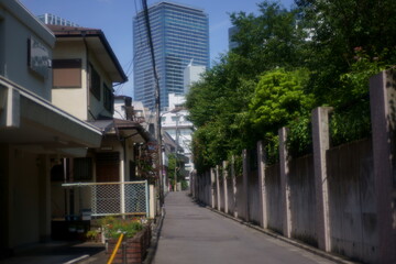 Fototapeta na wymiar street in Shibuya, Japan