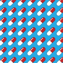 Fondo de píldoras editables para uso alternativo para uso de diseño medico o medicina, vectores simples.