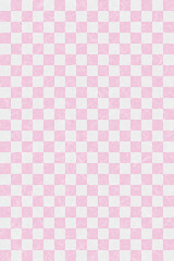 Japanese paper checkered pattern. Pink background. 和紙の格子柄。市松模様。ピンク背景