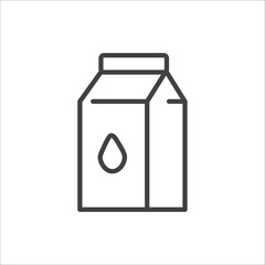 Simple coffee-related vector line icons.