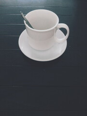 empty cup of coffee