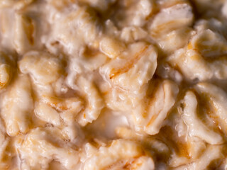 Close up of oatmeal