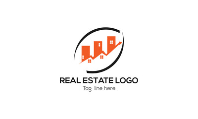 real estate logo design .