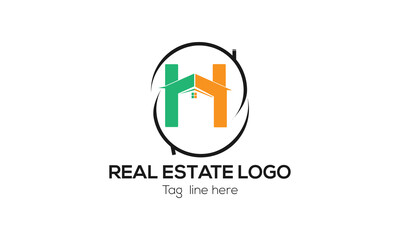 company real estate logo design .