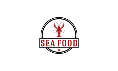 seafood or seafood logos complete in white background