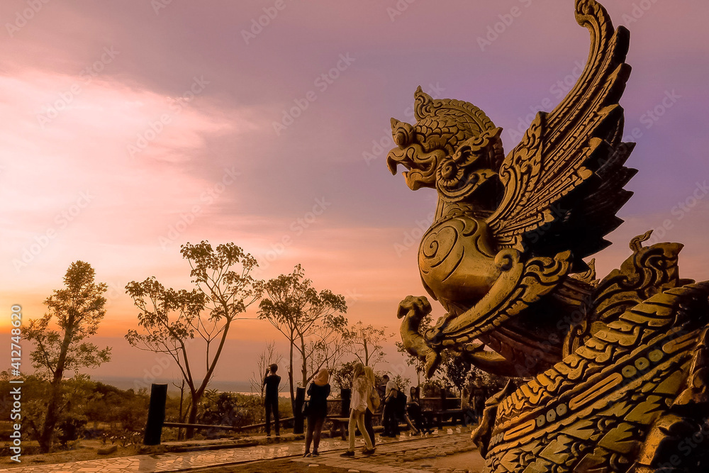 Poster statue of buddha