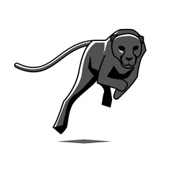 running run leopard logo