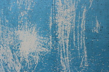 an old rusty blue wall